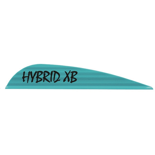 Picture of Arizona Archery Enterprises AAE Hybrid HP Vanes Teal 2 in. 100 pk. HYHPTL100