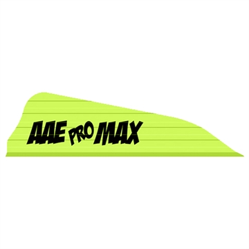 Picture of Arizona Archery Enterprises AAE Pro Max Vanes Yellow 1.7 in. 100 pk. PMHAYE100 096881303088