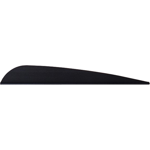 Picture of Arizona Archery Enterprises AAE Trad Vanes Black 4 in. 50 pk. TRAD40BK50