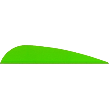Picture of Arizona Archery Enterprises AAE Trad Vanes Bright Green 3 in. 50 pk. TRAD26BG50