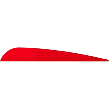 Picture of Arizona Archery Enterprises AAE Trad Vanes Fire Orange 4 in. 50 pk. TRAD40FO50