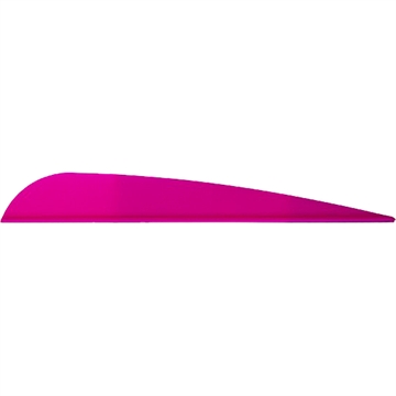 Picture of Arizona Archery Enterprises AAE Trad Vanes Hot Pink 4 in. 50 pk. TRAD40HP50
