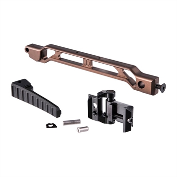 Picture of JMac Customs Tan AB-9R with Folding Buttplate and JMac 1913 Folding Mech AB-9R-T+AB-FB+FM-SM-1913