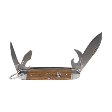 Picture of ABKT Cattleman Sagebrush Trailscout Multitool 2-1/5" Blade Zebrawood CC0093ZW