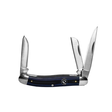 Picture of ABKT Cattleman Stockman Cowhand Series Knife 3 Blades Blue CC0001GBL
