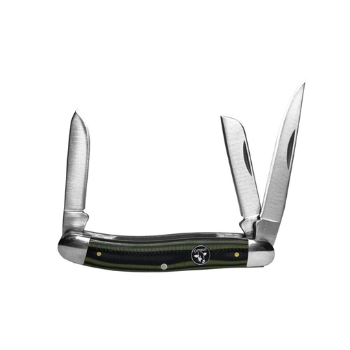 Picture of ABKT Cattleman Stockman Cowhand Series Knife 3 Blades Green CC0001GGN