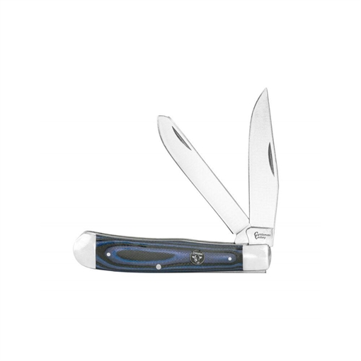 Picture of ABKT Cattleman Trapper Cowhand Knife 2 Blades Blue CC0002GBL