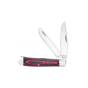 Picture of ABKT Cattleman Trapper Cowhand Knife 2 Blades Red CC0002GRD