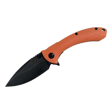 Picture of ABKT Elite Shadow Protector II Folding Knife 3-1/2" Drop Point Blade Orange AB023H