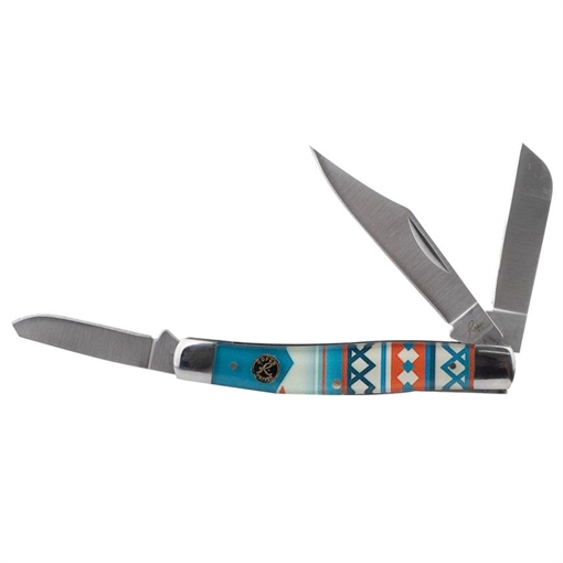 Picture of ABKT Roper Stockman Sunset Knife 3 Blades RP0001WS1
