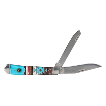Picture of ABKT Roper Trapper Sunset Series II Knife 2 Blades RP0002WS2
