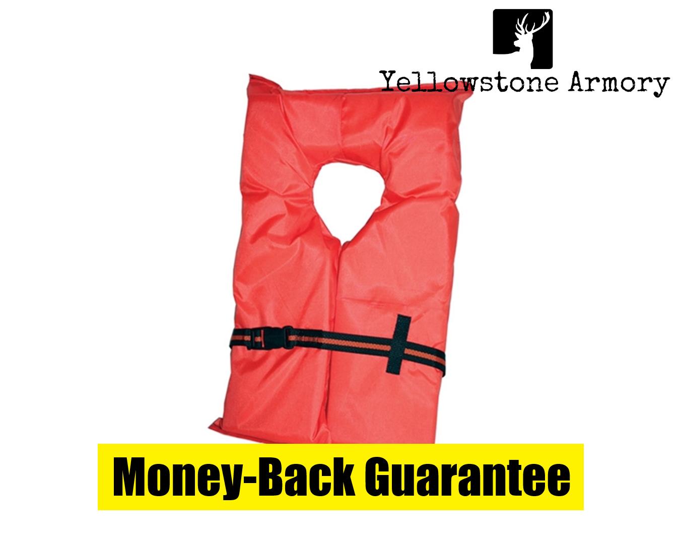 ABSOLUTE OUTDOORS ADULT YOKE VEST L/3XL ORNG 102000-200-005-12-img-0