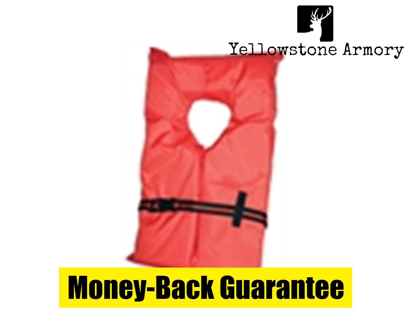ABSOLUTE OUTDOORS CHILD YOKE VEST MED ORNG 102000-200-002-12-img-0
