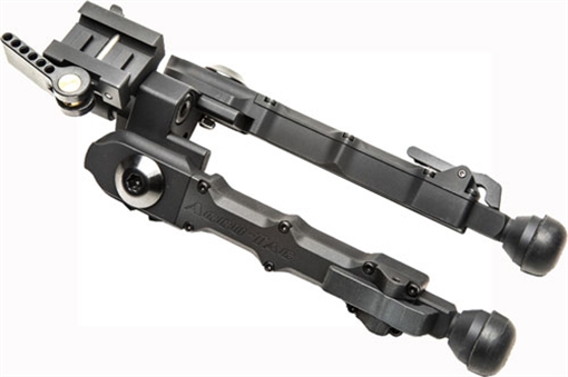 Picture of Accu-Tac BR-4 G2 Bipod 5.5"-8.25" Adjustment Black Hardcoat Anodized 6061-T6 Aluminum BRBG200