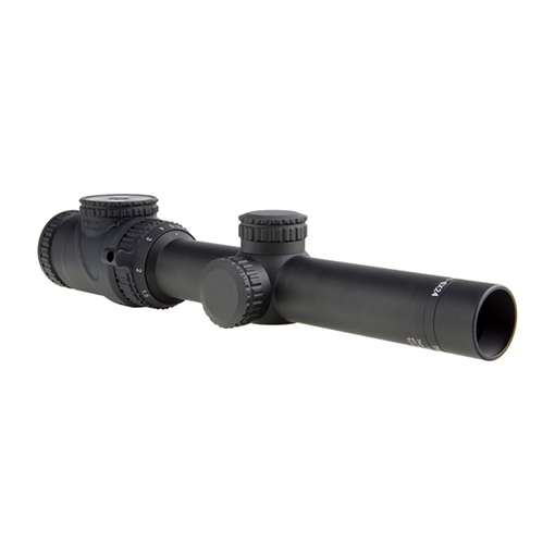 Picture of Trijicon AccuPoint 1-6x24mm Riflescope with BAC, Red Triangle Post Reticle, 30mm Tube, Matte Black, Capped Adjusters TR25-C-200090