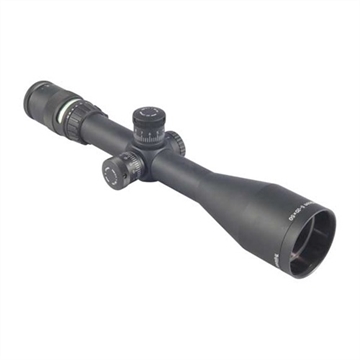 Picture of Trijicon AccuPoint Rifle Scope - 5-20x50mm Standard Duplex Crosshair w/Green Dot Reticle 19.1-5.1' FOV 4.1-3.8" ER Matte TR23-1G 200040