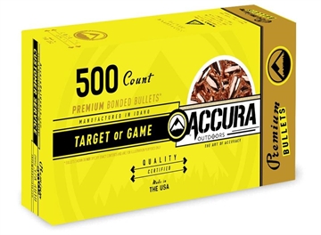 Picture of Accura Premium Powerbond Bullets 9mm .356" 115 gr RN 500/ct 9115RN