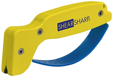 Picture of AccuSharp ShearSharp Scissors Sharpener Diamond Tungsten Carbide Sharpener Yellow/Blue 002C