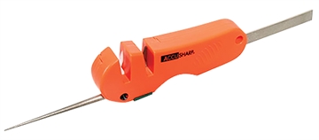 Picture of AccuSharp 4-in-1 Sharpener Hand Held Coarse Tungsten Sharpener Orange 028C