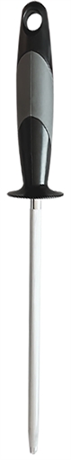 Picture of AccuSharp Sharpening Steel 9" Black Overmolded Rubber Handle Steel 032C