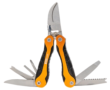Picture of AccuSharp Sportsman's Black/Orange Folding Plain Blade Includes Nylon Case with Belt Clip 085C