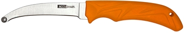 Picture of AccuSharp AccuZip 4" Fixed Plain Stainless Steel/ Blade Blaze Orange Ergonomic Anti-Slip Rubber Handle 734C
