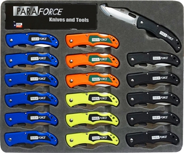 Picture of ACCUSHARP PARAFORCE LOCK BACK KNIFE SET 18 KNIVES PER DISPLY 801LBKS