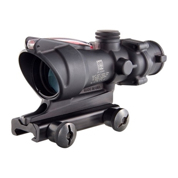 Picture of Trijicon ACOG Black Hardcoat Anodized 4x32mm Illuminated Red Horseshoe w/ Red Dot 6.8 SPC Reticle 100220