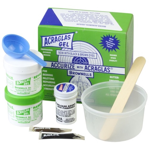 Picture of Brownells ACRAGLAS GEL NON-FLAMMABLE KIT 4OZ E10000055