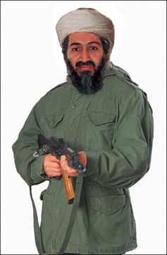 Picture of Action Target Military Terrorist Photo Osama Bin Laden Heavy Paper Hanging 24" x 38" Multi-Color 100 Per Box 1RT100