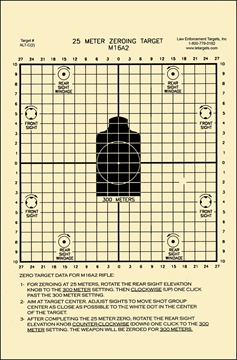 Show details for Action Target Sighting Zeroing Center Mass Tagboard Hanging 25 Meters 8.75" x 11.50" Black/White 100 Per Box ALTC2100 Picture of Action Target Sighting Zeroing Center Mass Tagboard Hanging 25 Meters 8.75" x 11.50" Black/White 100 Per Box ALTC2100