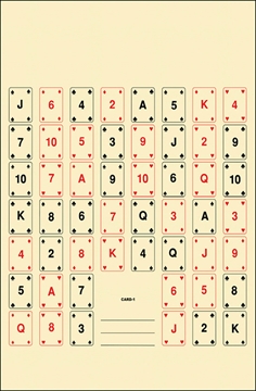 Picture of Action Target Entertainment 52 Playing Cards Paper 22.50" x 24" Multi-Color 100 Per Box CARD1100