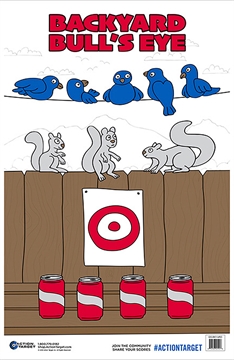 Show details for Action Target Entertainment Animals/Cans/Target Paper Hanging 23" x 35" Multi-Color 100 Per Box GSBKYARD100 Picture of Action Target Entertainment Animals/Cans/Target Paper Hanging 23" x 35" Multi-Color 100 Per Box GSBKYARD100