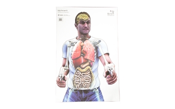 Picture of Action Target Bag of Bones, Threat Target, Multi Color, 23"x35", 100 Per Box BOB-TARGET01-100
