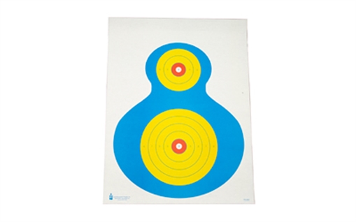 Picture of Action Target High Visibility Fluorescent Silhouette Target, Multi Color, 19"x25", 100 Per Box PR-WB1-100 PRWB1100