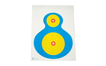 Picture of Action Target High Visibility Fluorescent Silhouette Target, Multi Color, 19"x25", 100 Per Box PR-WB1-100 PRWB1100