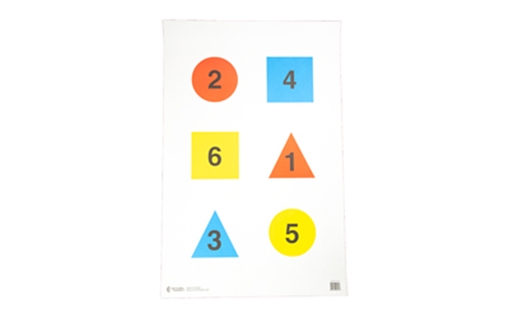 Picture of Action Target Discretionary Command Training Target V2-A, 23" x 35", 100 Per Box DT-2A-100
