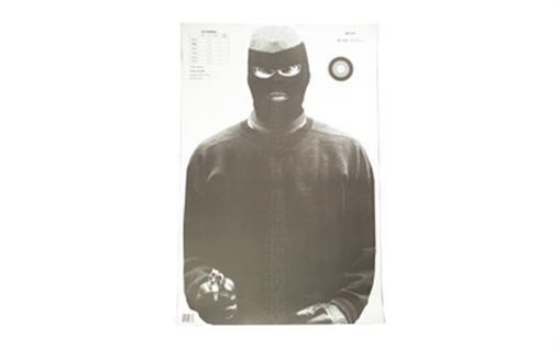 Picture of Action Target Vital Anatomy Photo Target, Training Target, Black and White, 23" x 35", 100 Per Box ANT-4V2-100