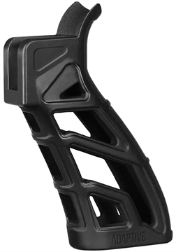 Picture of ADAPTIVE TACTICAL Lightweight Tactical Grip (LTG) Skeletonized Black Polymer, 25 Degree Grip Angle, Fits AR Platform AT01900