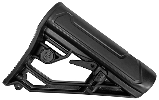 Picture of ADAPTIVE TACTICAL EX Performance Lite Adj. Black Synthetic M4 Style, Swivel Stud, Fits AR-Platform (Mil-Spec Buffer Tubes) AT02013