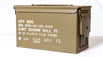 Picture of ADI 5.56x45mm NATO 62 Grain FMJ 900 Round Case A5569-900