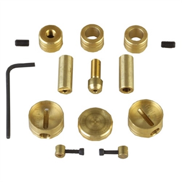 Picture of 100 Straight Products ADJUSTABLE DISK HARDWARE KIT GOLD BRASS 05300ACH