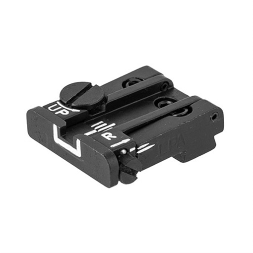 Picture of L.P.A. Sights ADJUSTABLE WHITE OUTLINE REAR SIGHT TPU32GL18