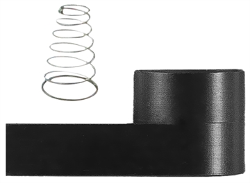 Picture of ATI Outdoors LOP Quick Stop, Fits Mil-Spec Aluminum Buffer Tubes and Mil-Spec Stocks, Black A.5.10.2564B A5102564B