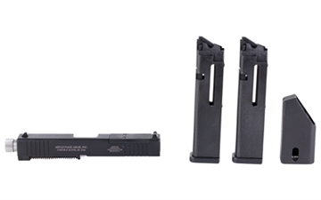 Picture of Advantage Arms Conversion Kit, Dag-C-MOD, 22 LR, 4.02" Threaded Barrel, Fits PSA Dagger, Matte Finish, Black, Fixed Sights, 15 Rounds, 2 Magazines, Includes Range Bag AACDAG-C-MOD