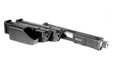 Picture of Advantage Arms Conversion Kit, 17-22G3-MOD, 22 LR, 4.49" Threaded Barrel, Fits Glock 17/22 Gen 3, Optics Ready, Black, Fixed Sights, 15 Rounds, 2 Magazines AAC17-22G3-MOD