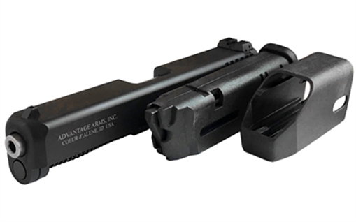 Picture of Advantage Arms Conversion Kit, 22LR, Fits Glock Generation 5 19/23, Black Finish, Standard Sights, 1-10Rd Magazine, Includes Range Bag AACG19-23G5