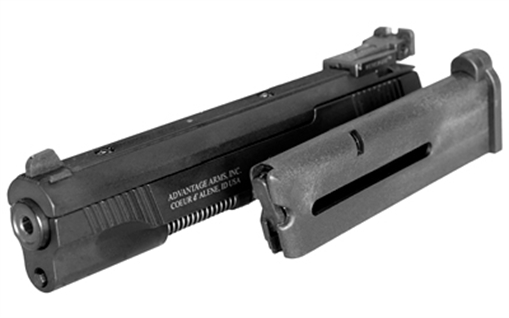 Picture of Advantage Arms Conversion Kit, 22LR, Fits 1911, With Range Bag, Black Finish, Target Sights, 1-10Rd Magazine AAC191122T