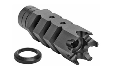 Picture of ATI Outdoors .308 Shark Muzzle Brake w/Crush Washer, 5/8X24, Black A.5.10.2553