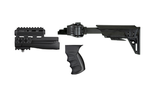 Picture of ATI Outdoors TactLite, Stock, Black, Scorpion Butt Pad, Side Folder Stock, Pistol Grip, Forend, AK C.2.10.1250 C2101250